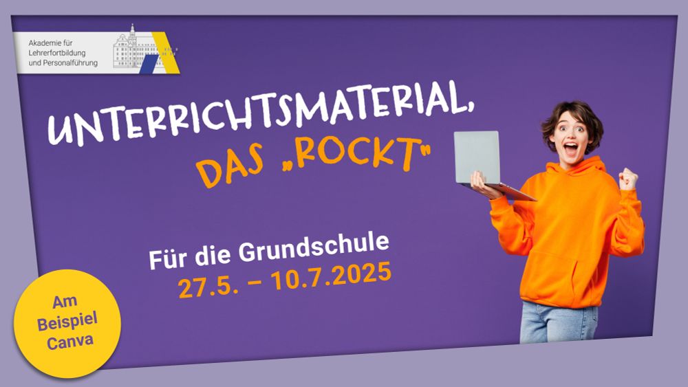 Unterrichtsmaterial, das "rockt" - So lautet der Titel unserer neuen eSession-Reihe für die Grundschule. Start ist am 27.5.2025. 