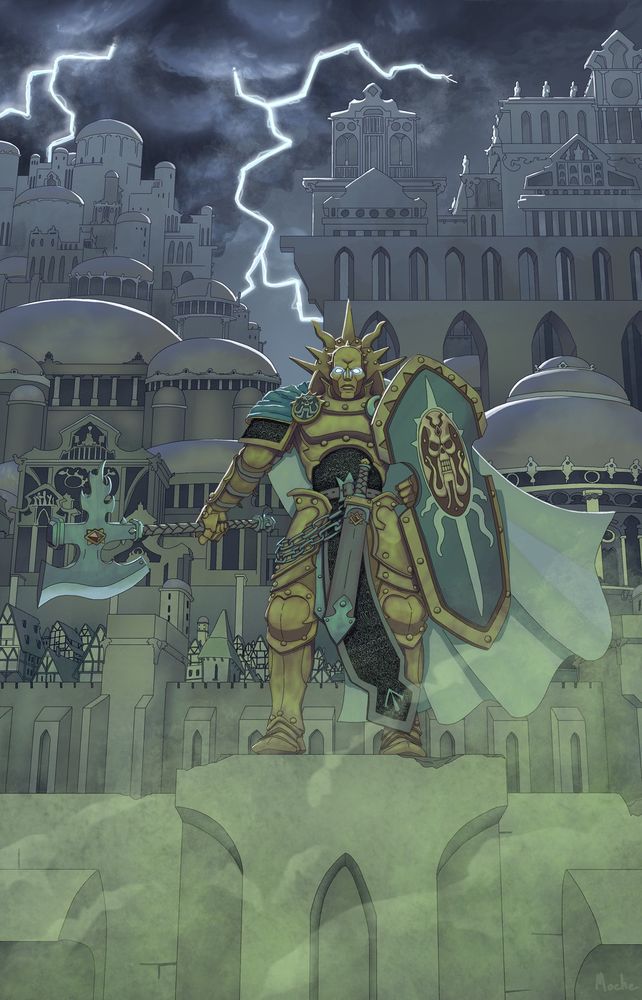 Warhammer 40k illustration.