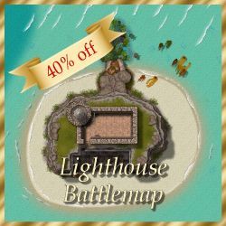 Lighthouse Battlemap sale: 40% off