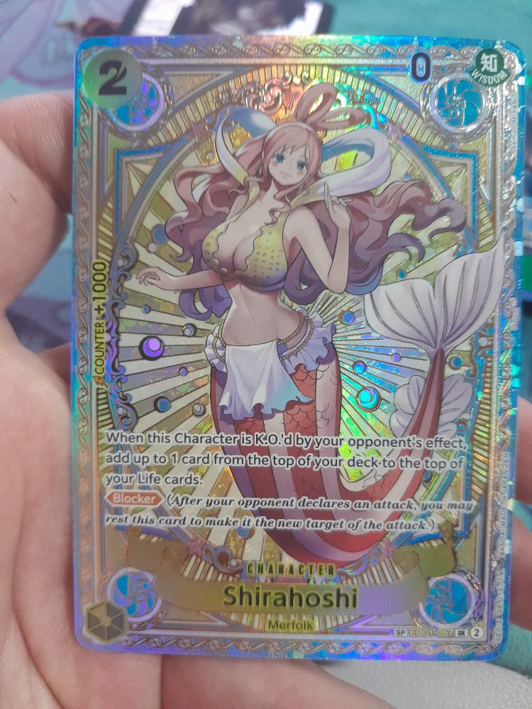 I pulled a 2c shirahoshi sp card 