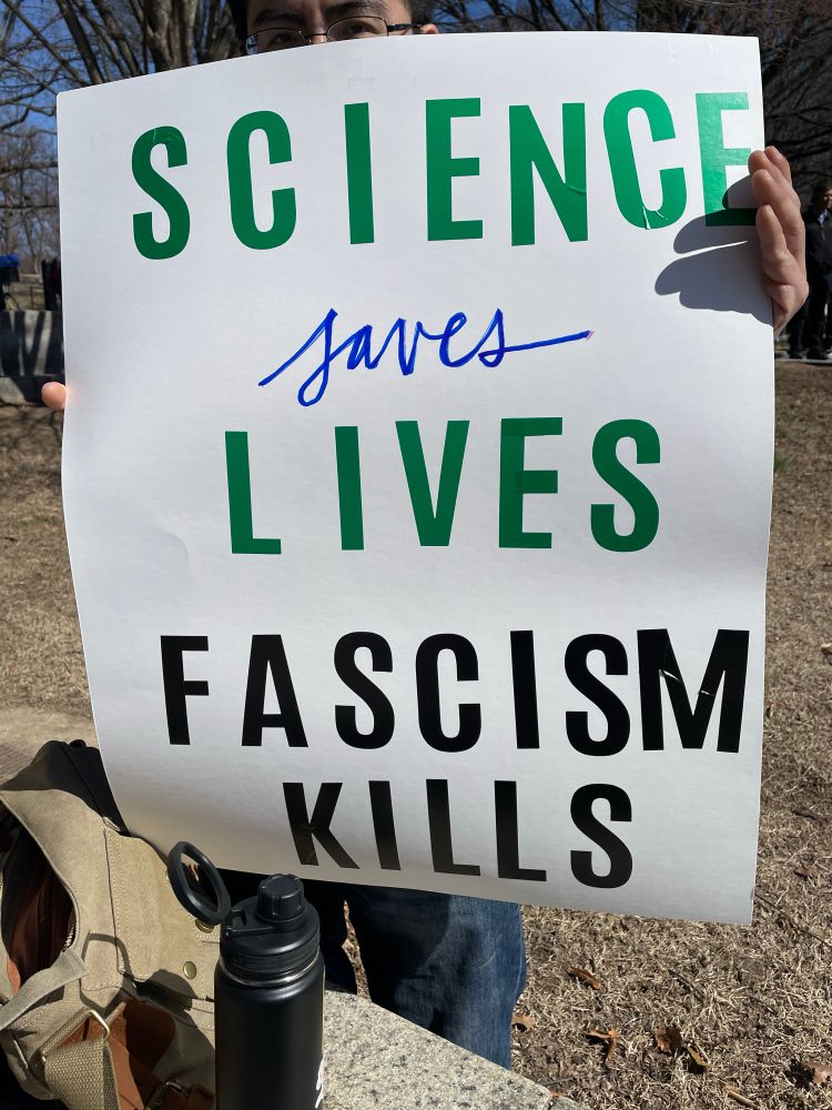Science saves lives
Fascism kills