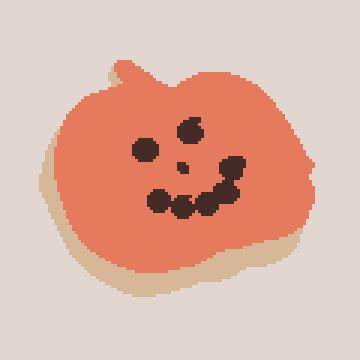 Quick sketch of a pumpkin cookie