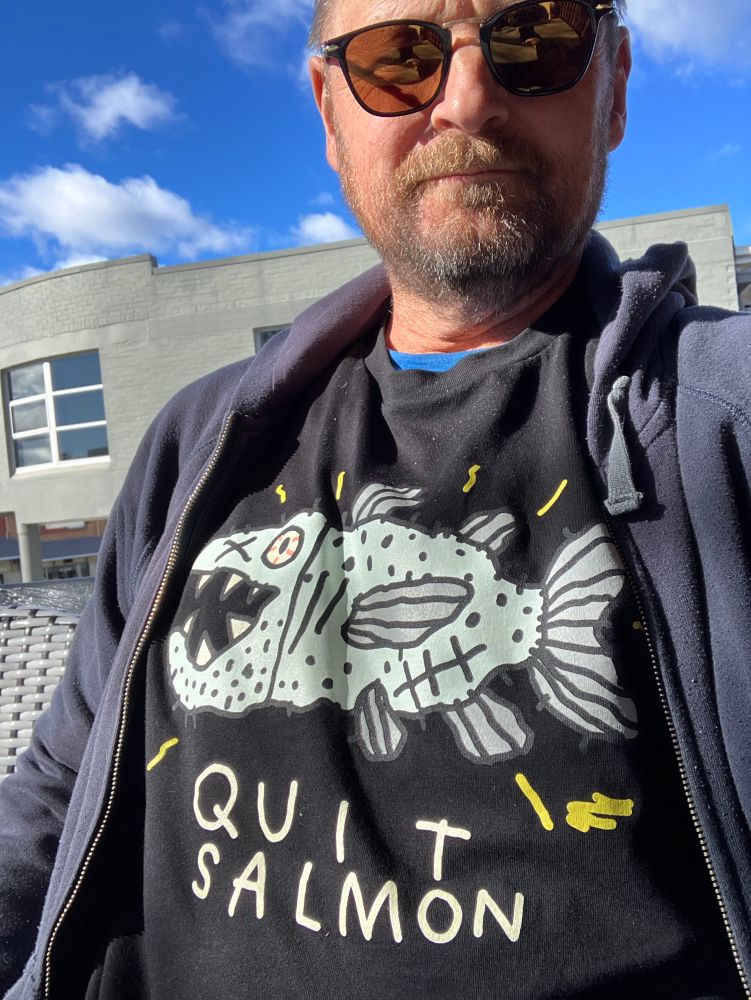 Quit Salmon tshirt