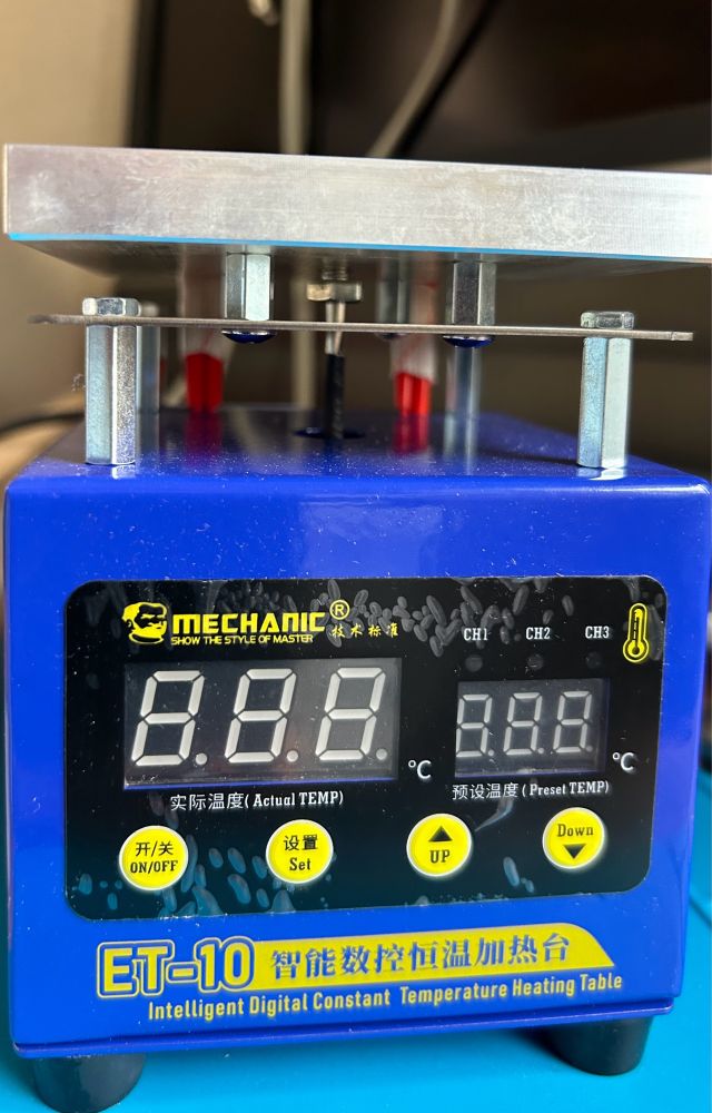 ET-10 heating table for soldering SMD