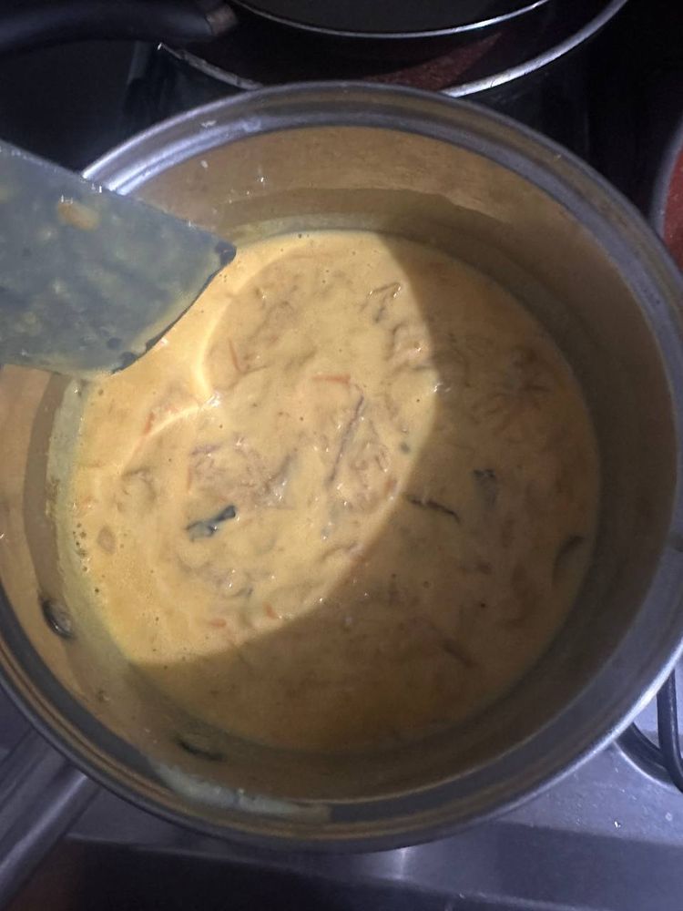 soup made of carne de sol + pumpkin carne de sol is salty, so mixes well with pumpkin