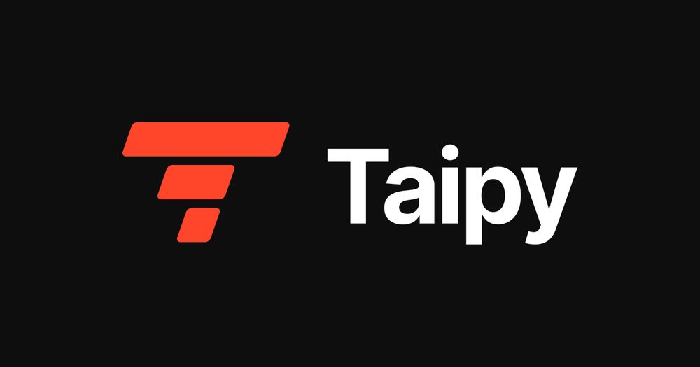 GitHub - Avaiga/taipy: Turns Data and AI algorithms into production-ready web applications in no time.