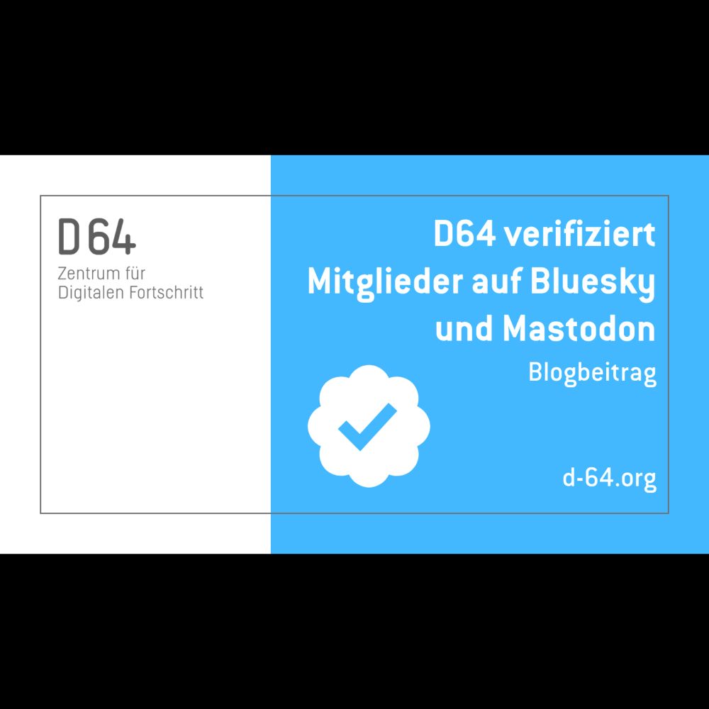 D64 verifiziert Mitglieder auf Bluesky und Mastodon