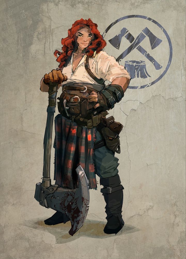 Oak, captain of Guild Ball’s latest squad addition, The Lumberjacks