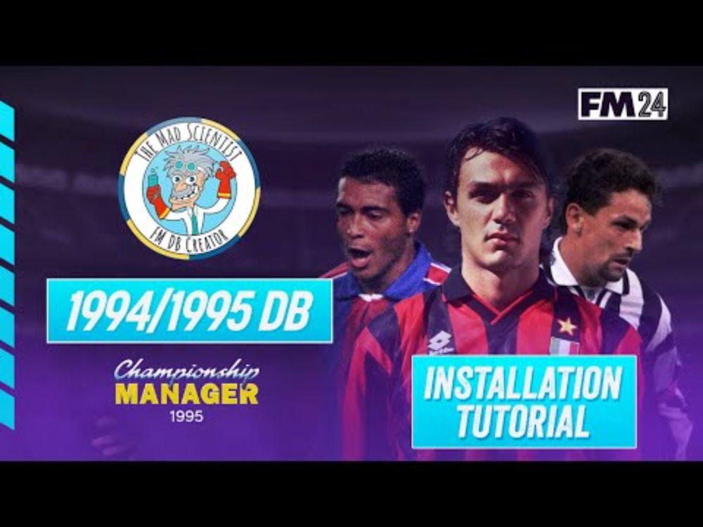 1994/95 Retro Database Install Guide #FM24