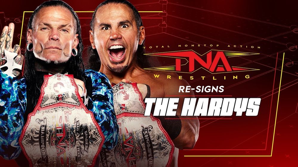The Hardy Boys re-sign with TNA graphic