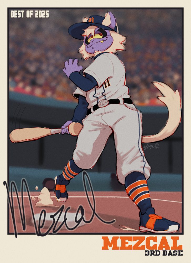 a baseball card of Mezcal.