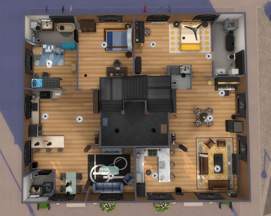 Floor 2 of the residential rental showing the next 2 units. 