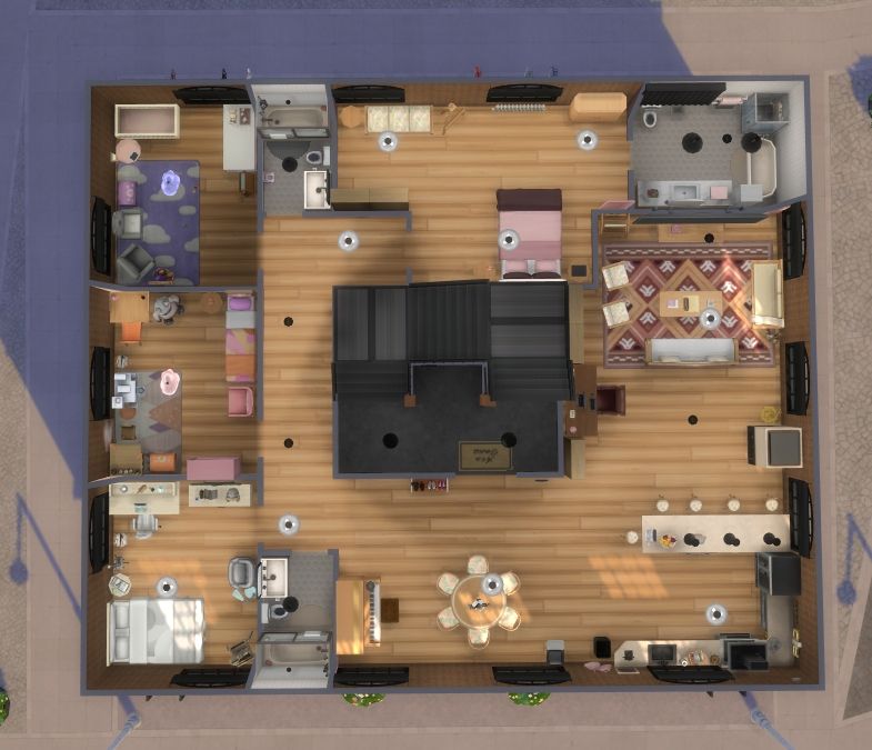 The 3rd floor showing the 5th unit of the residential rental.