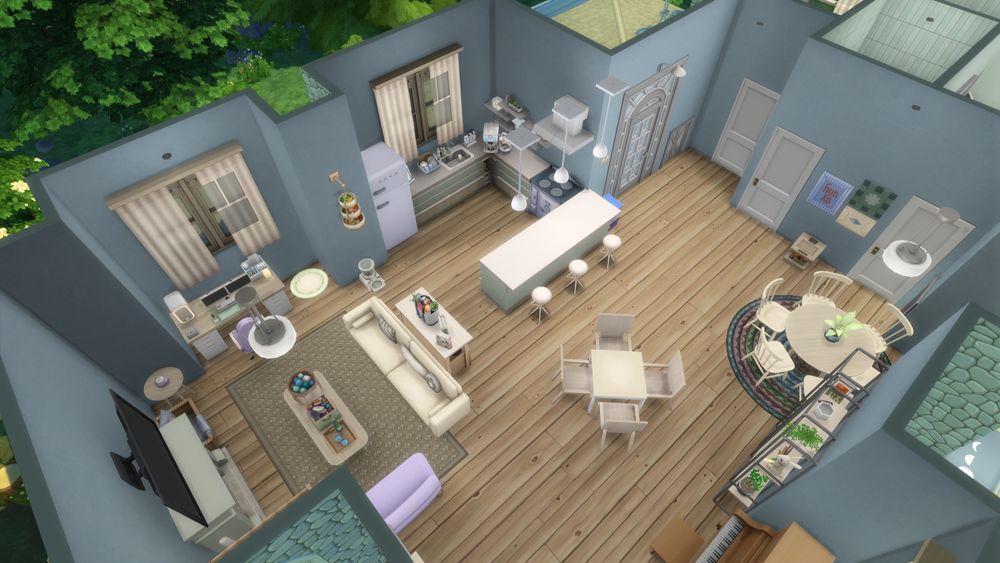 Floor 2 showing the main part of the apartment.