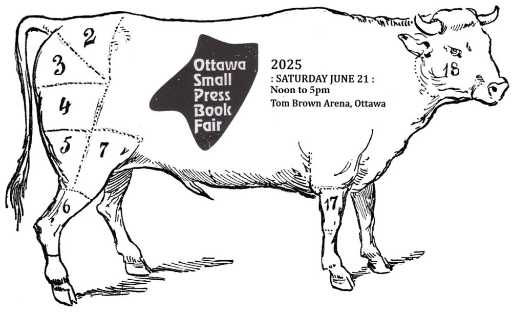 Ottawa small press book fair, saturday, june 21, noon to 5pm, Tom Brown Arena