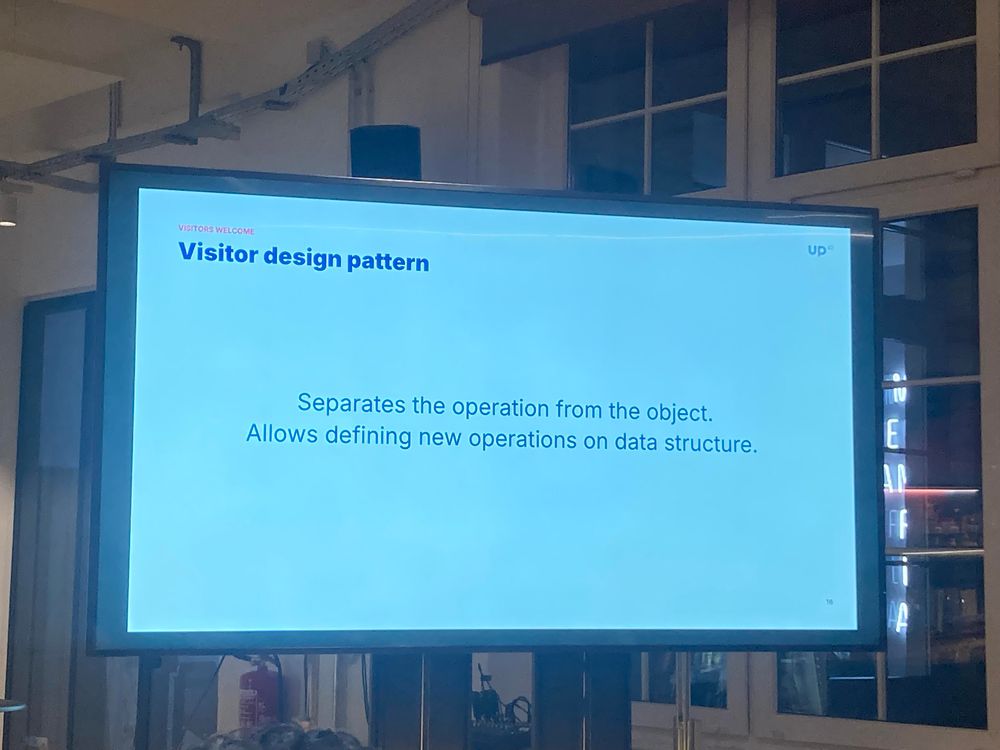 Visitor design pattern