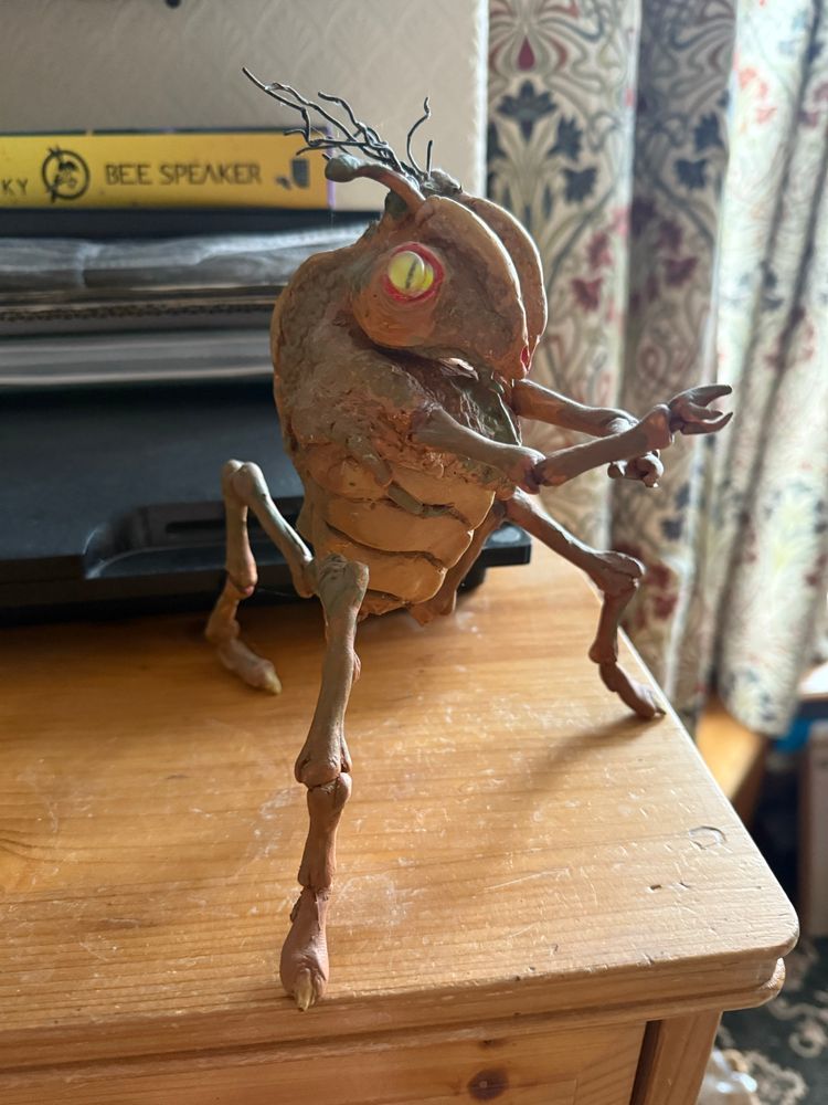 Model of the Martian from the TV version of “Quatermass and the Pit”