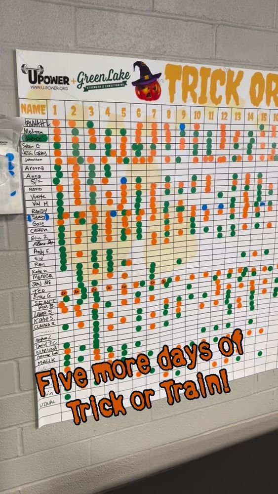 GLSC Trick or Train Countdown to Potluck