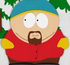 Cartman aus Southpark mit einem Henriquatre-Bart.