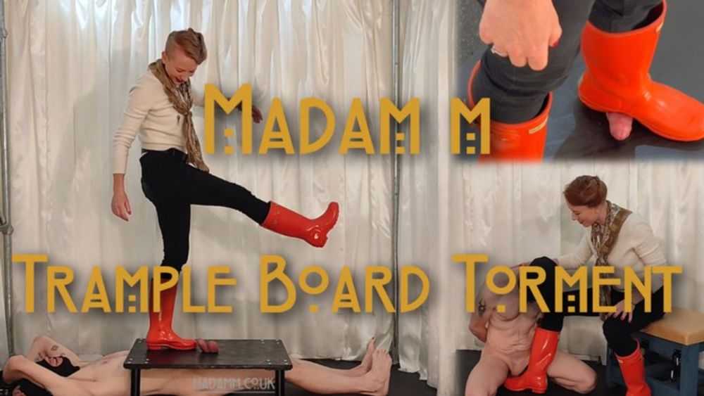 Trample Board Torment, extremely brutal CBT with Hunters Wellies | Clips4sale