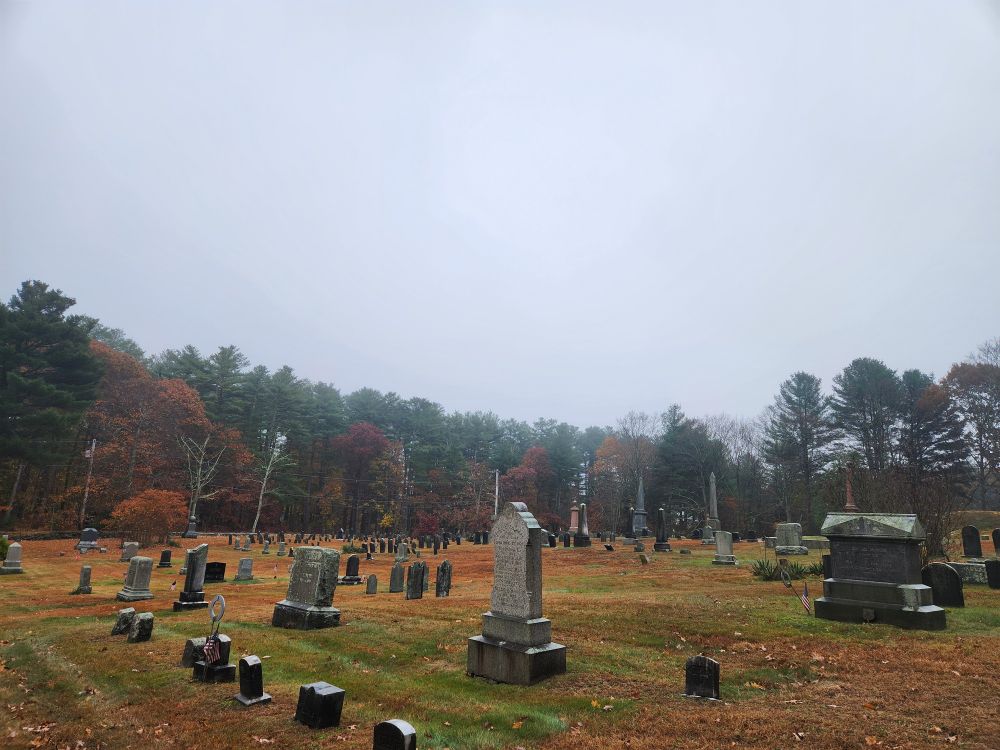 Historical Graveyard in Autumn