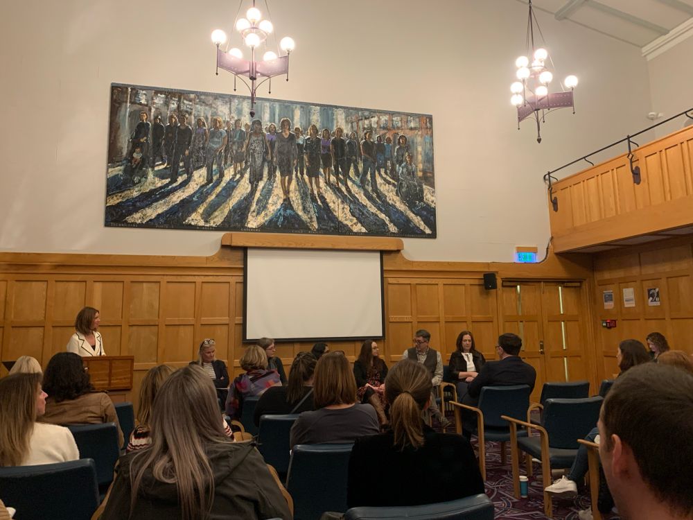 Panel of speakers in queens university 