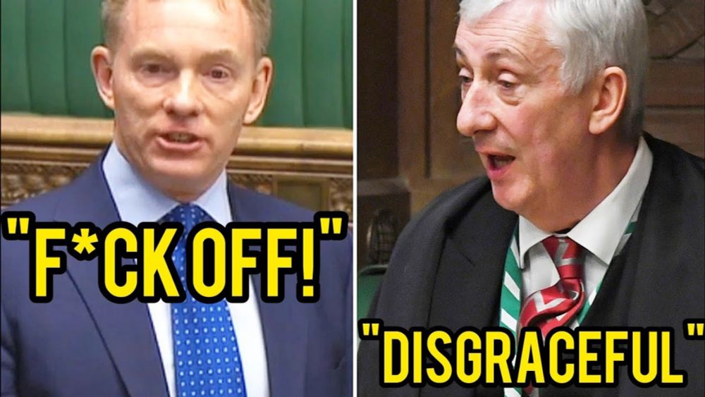 MP Chris Bryant tells the Speaker Lindsay Hoyle to F*ck Off