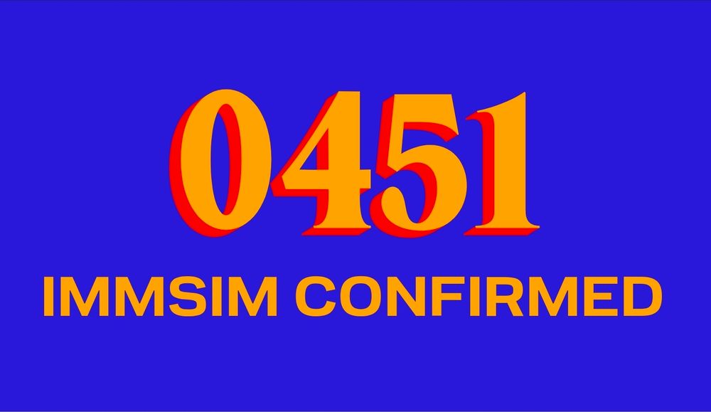 0451
ImmSim Confirmed