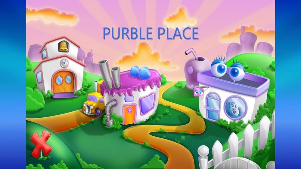 the homepage of Purble Place.