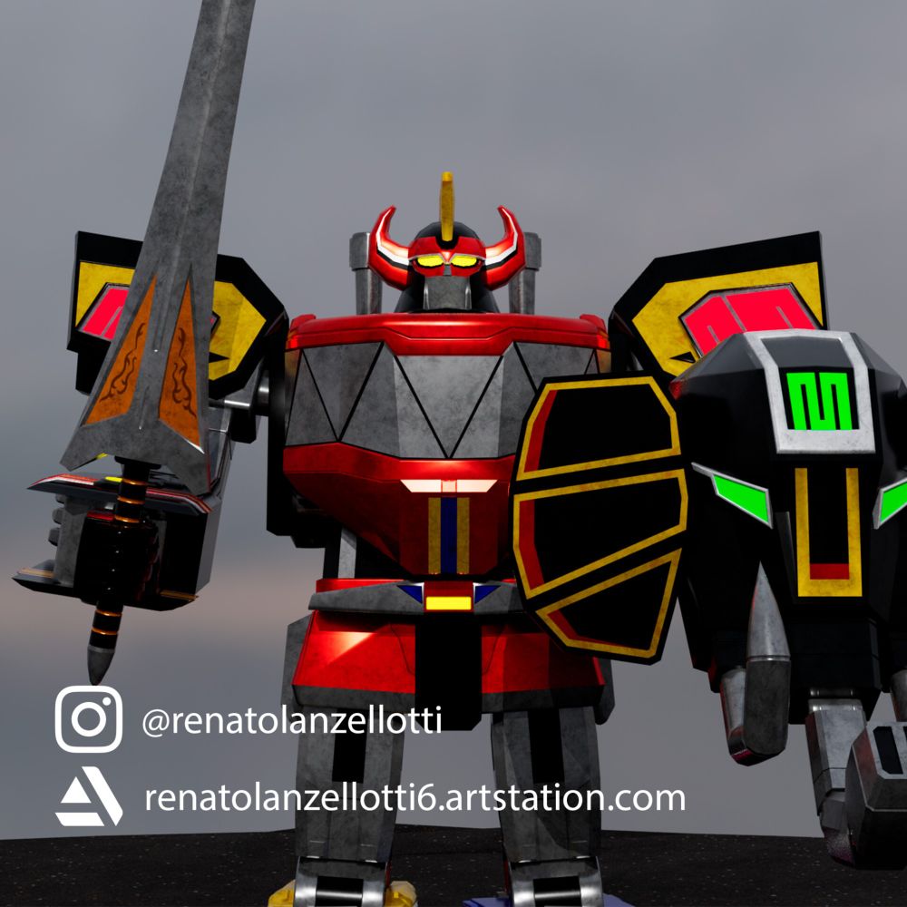 Mighty Morphin Power Rangers Megazord / Zyuranger Daizyuzin, Renato Lanzellotti