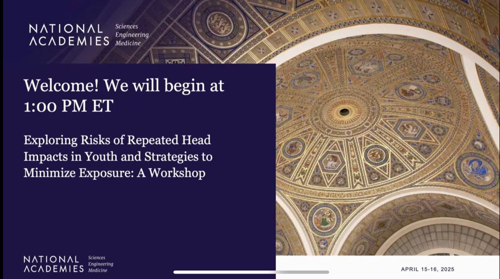 Exploring risk of repeated head impacts, and youth and strategies to minimize exposure workshop