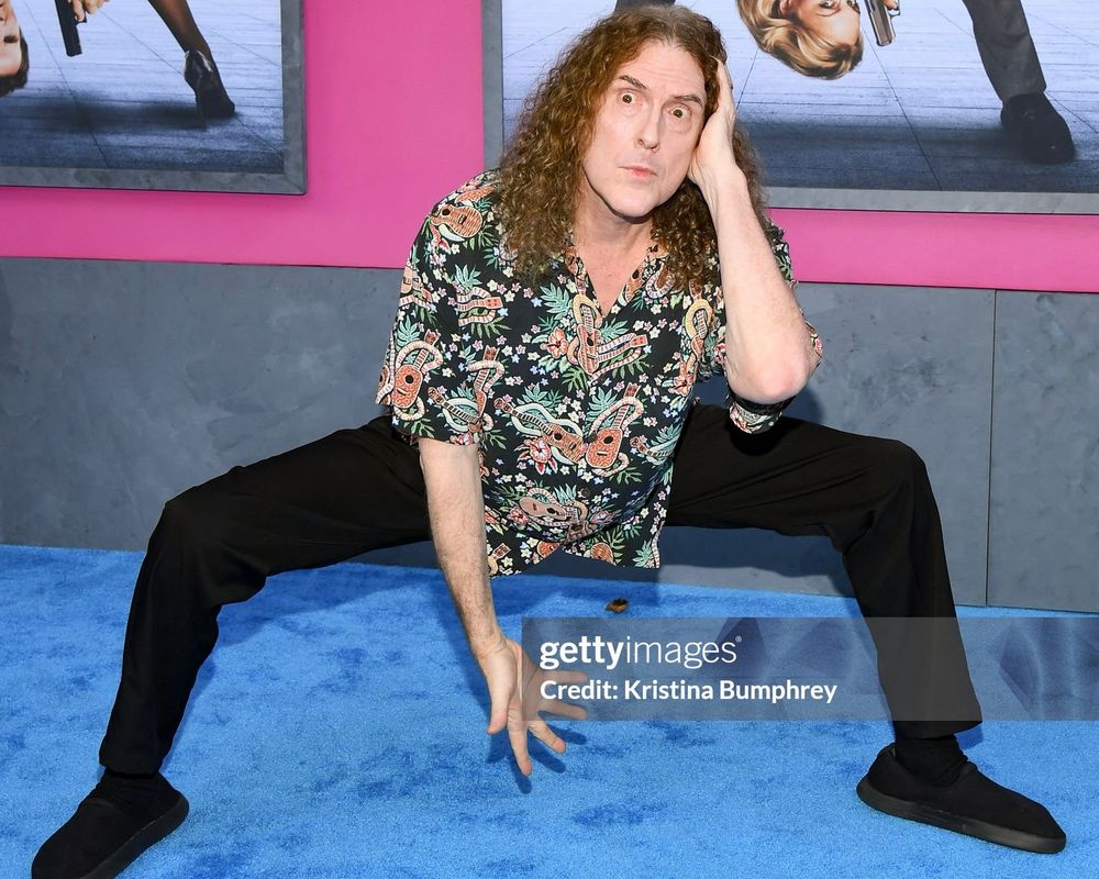 Al stretches his legs at the Naked Gun premiere