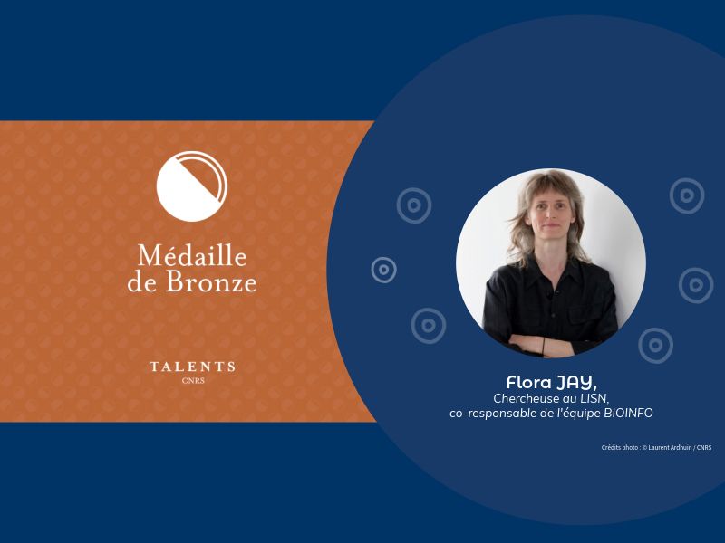 Flora Jay, chercheuse au LISN, lauréate de la médaille de bronze du CNRS 2025