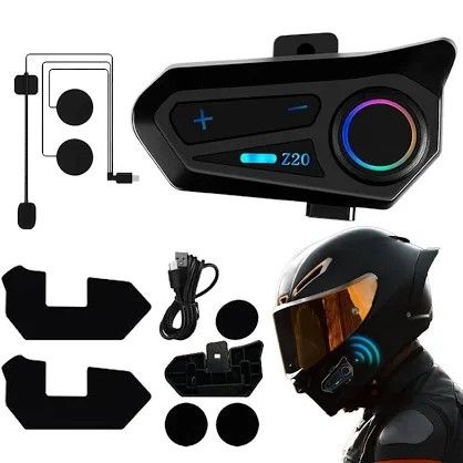 Foto de intercom en casco 