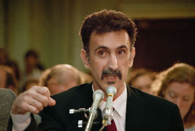 Frank Zappa speaking before a senate hearing regarding the PMRC