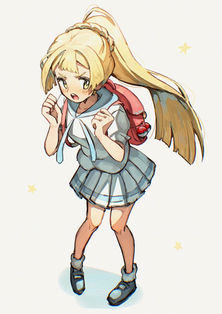Lillie (trainer ver) from Pokèmon sun and moon