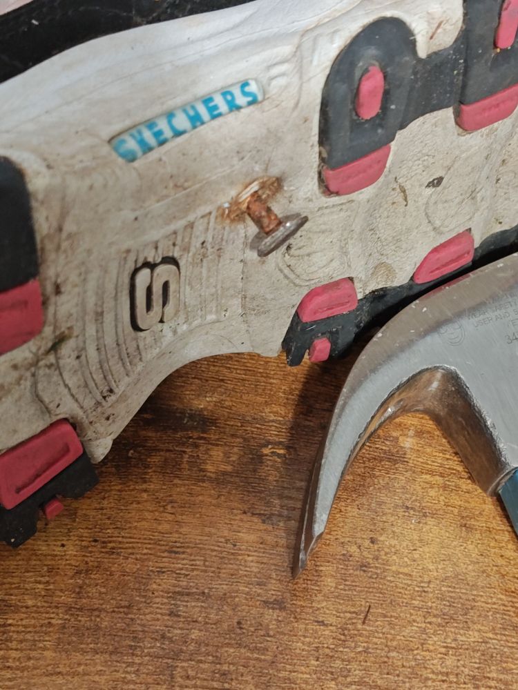 Ok, that seems thick for a tack...