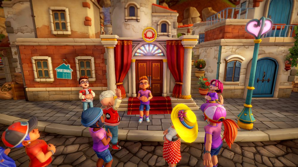 Screenshot of the indie videogame Farm Together 2, showing a new building: The Academy.