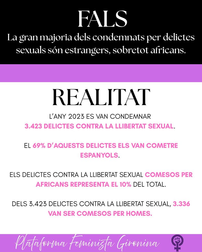 Detall de les dades de l'INE on s'explica que gairebé el 70% dels agressors sexuals són espanyols. 