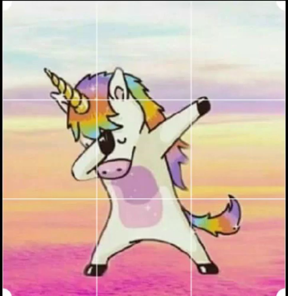 Unicorn Dab GIF