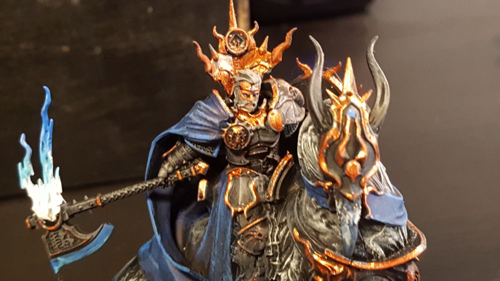 Close up of general. Very kingly!