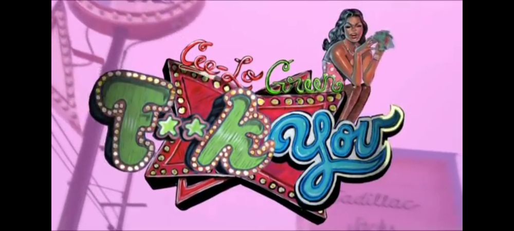 Graphics from the music video 