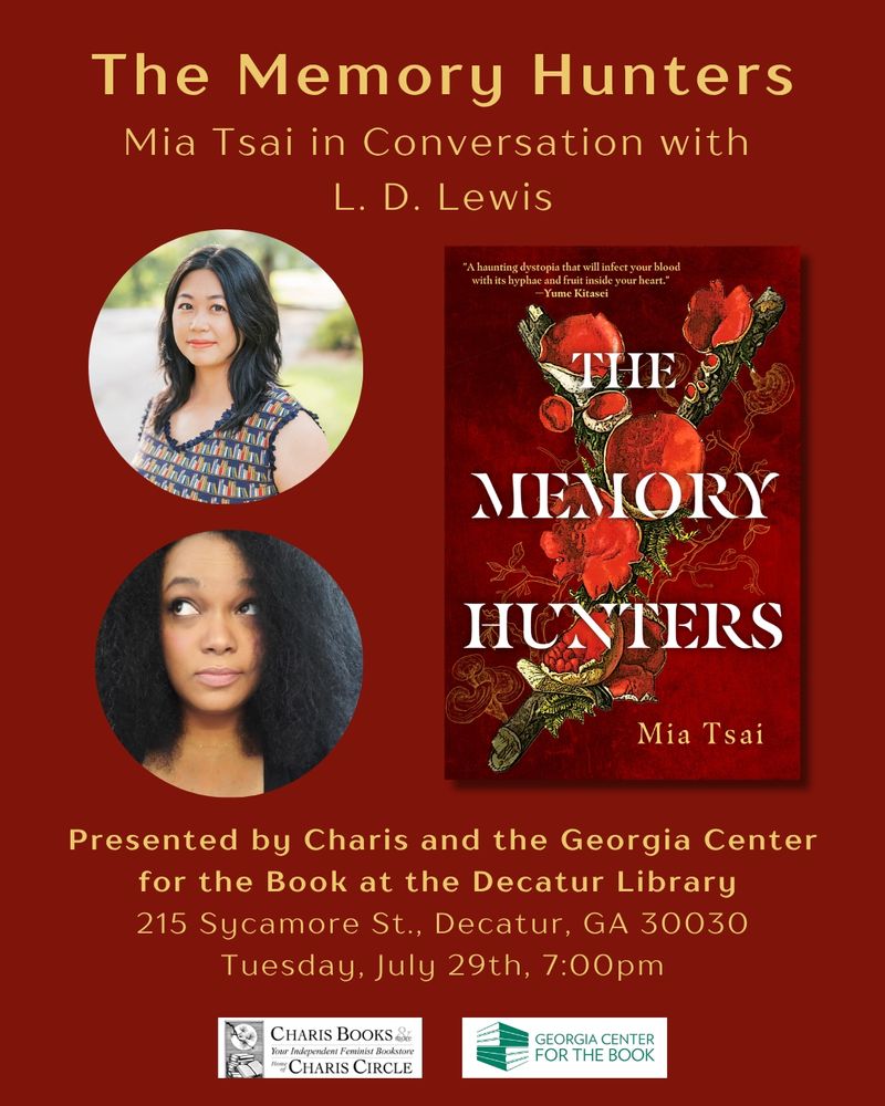 Mia Tsai in conversation with L. D. Lewis July 29th at 7pm at the Decatur Library 