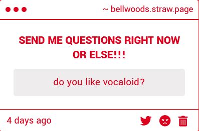 do you like vocaloid?