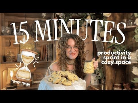 15 MIN BAKE WITH ME 🍪 / medieval lo-fi / with pomodoro countdown timer