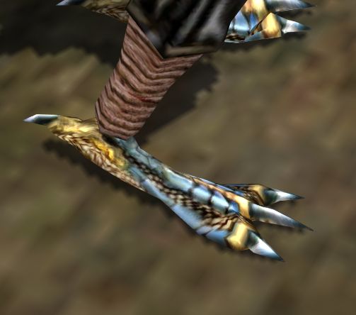 A screenshot from Morrowind with an Argonian with funky weird backwards feet 