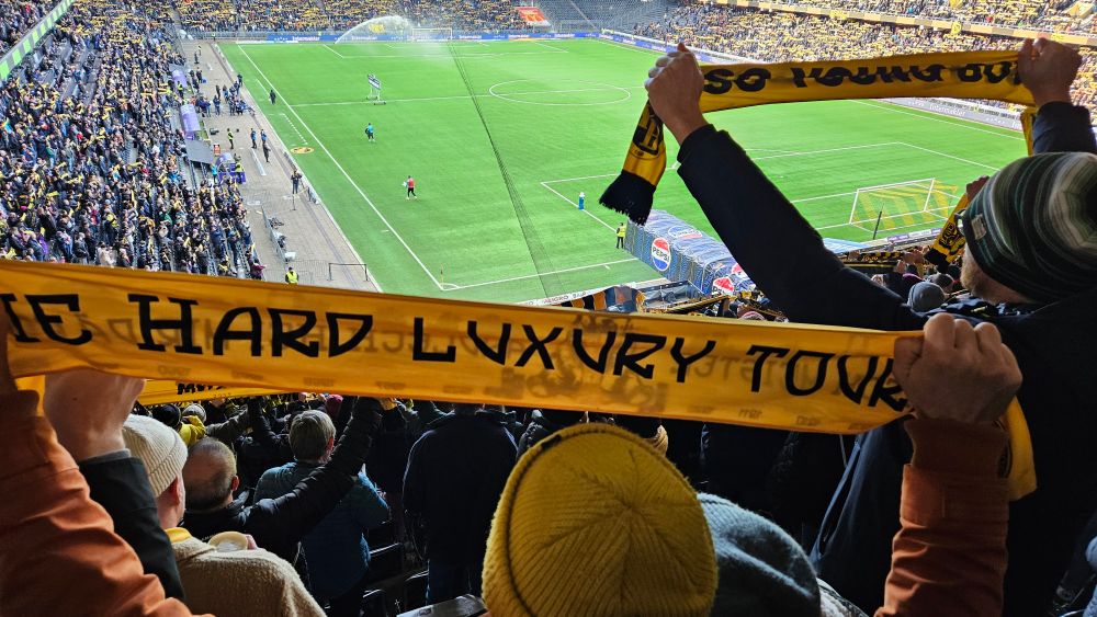 Spiel des BSC YB gegen den FC Lugano. Sicht aus dem Sektor D13.