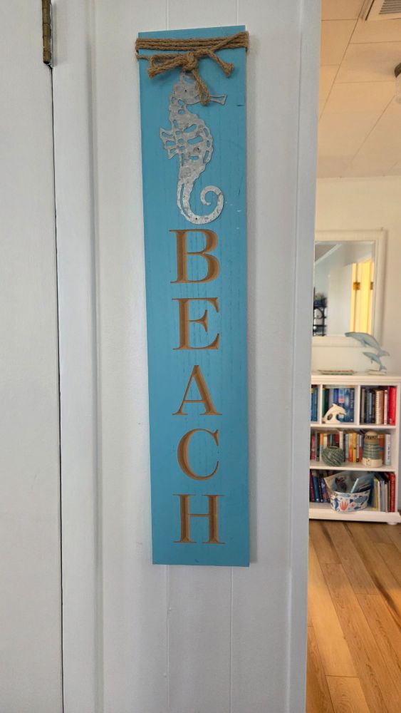 BEACH (with seahorse)