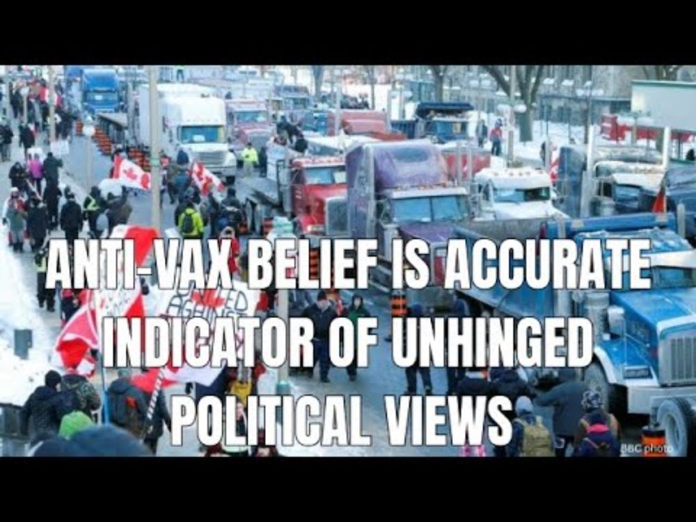 Anti-vax belief is accurate indicator of extreme political views