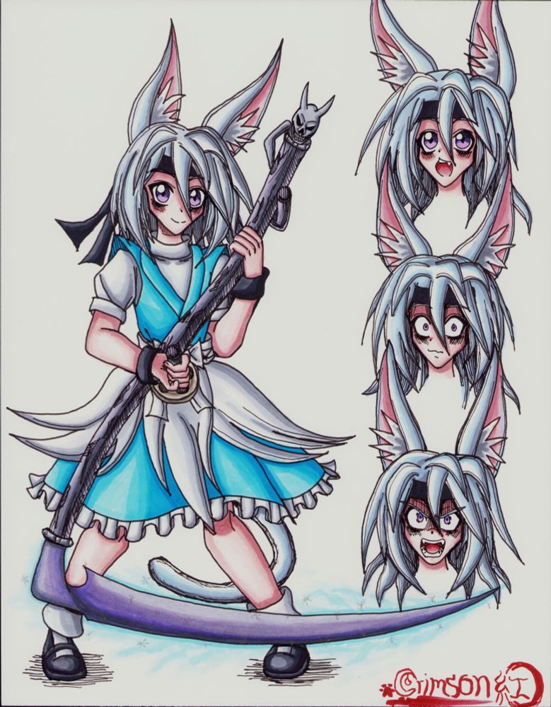 Silica Grimhail, White Reaper version. Original character for Break From Crimson.